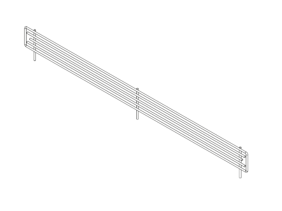 FRONTALE RETE PER RIPIANO 8H X 100W