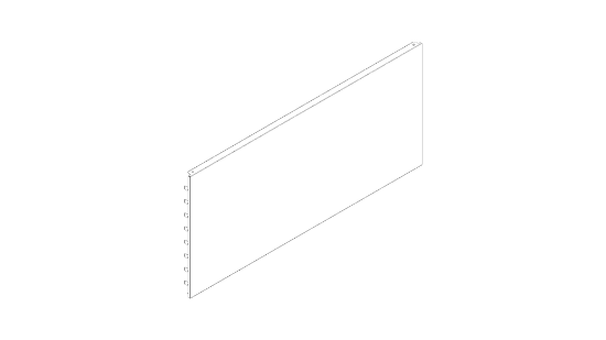 PANNELLO LISCIO 100L X 45H