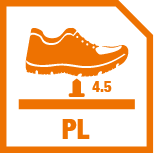 PL – Durchtrittsichere Sicherheitsschuhe (Nagel 4,5 mm)