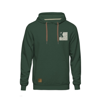 Felpa Enjoy hoodie verde