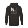 Felpa Enjoy hoodie nera_back